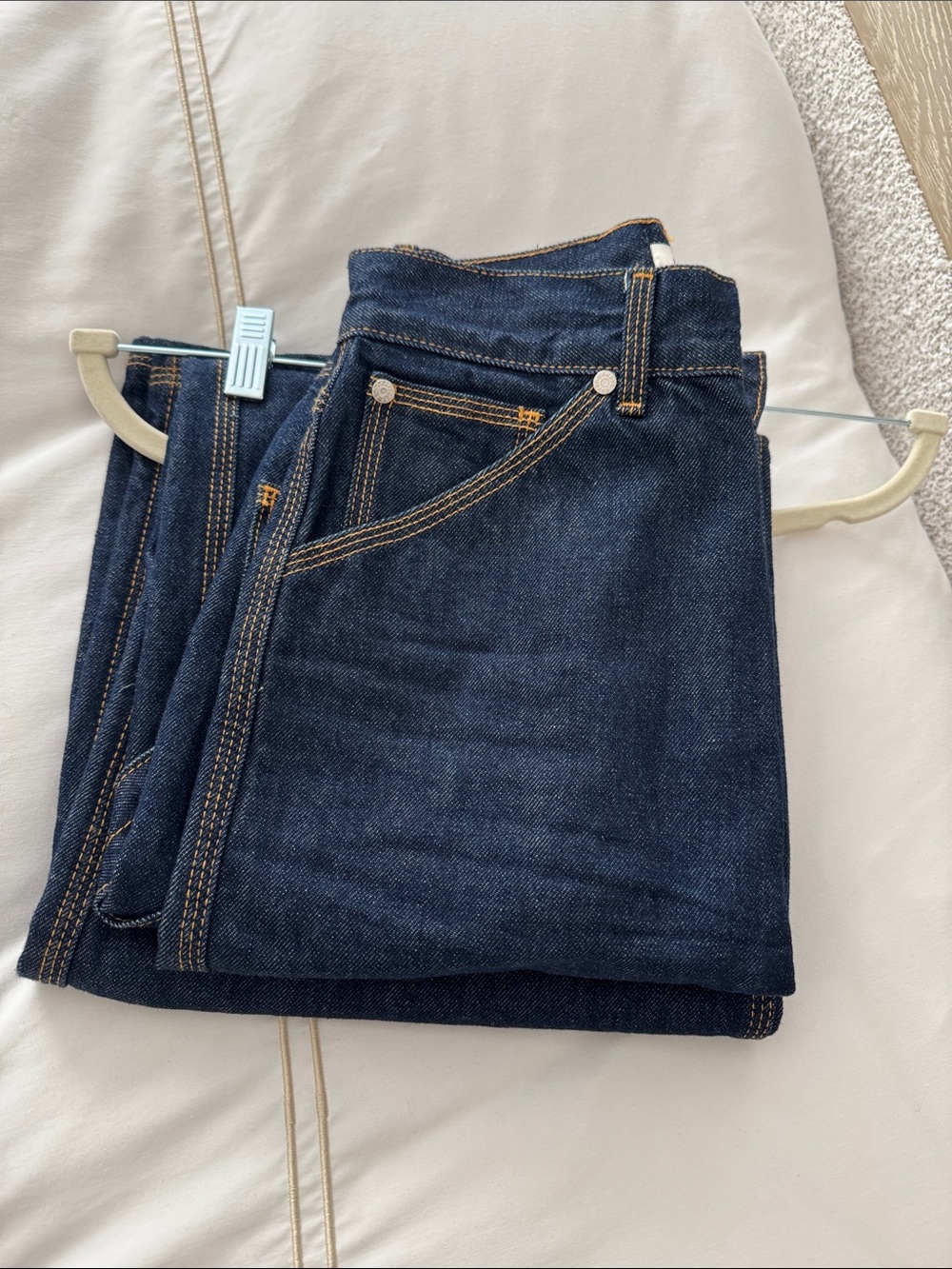 Sandro Women's Dark Blue Denim Jeans